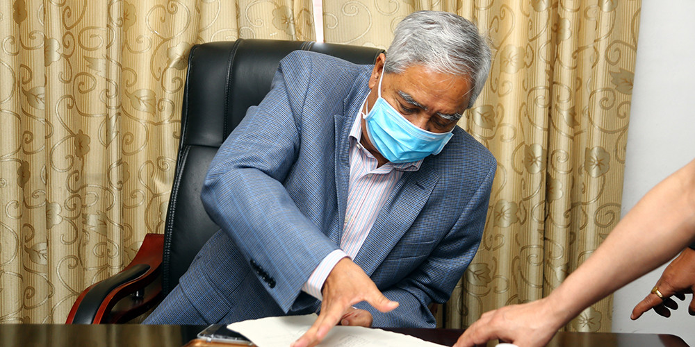 प्रधानमन्त्री नियुक्त हुँदै देउवा, पाँच बजे सपथग्रहण